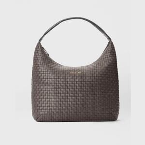 MZ Wallace Magnet Gray Woven Shoulder Bag